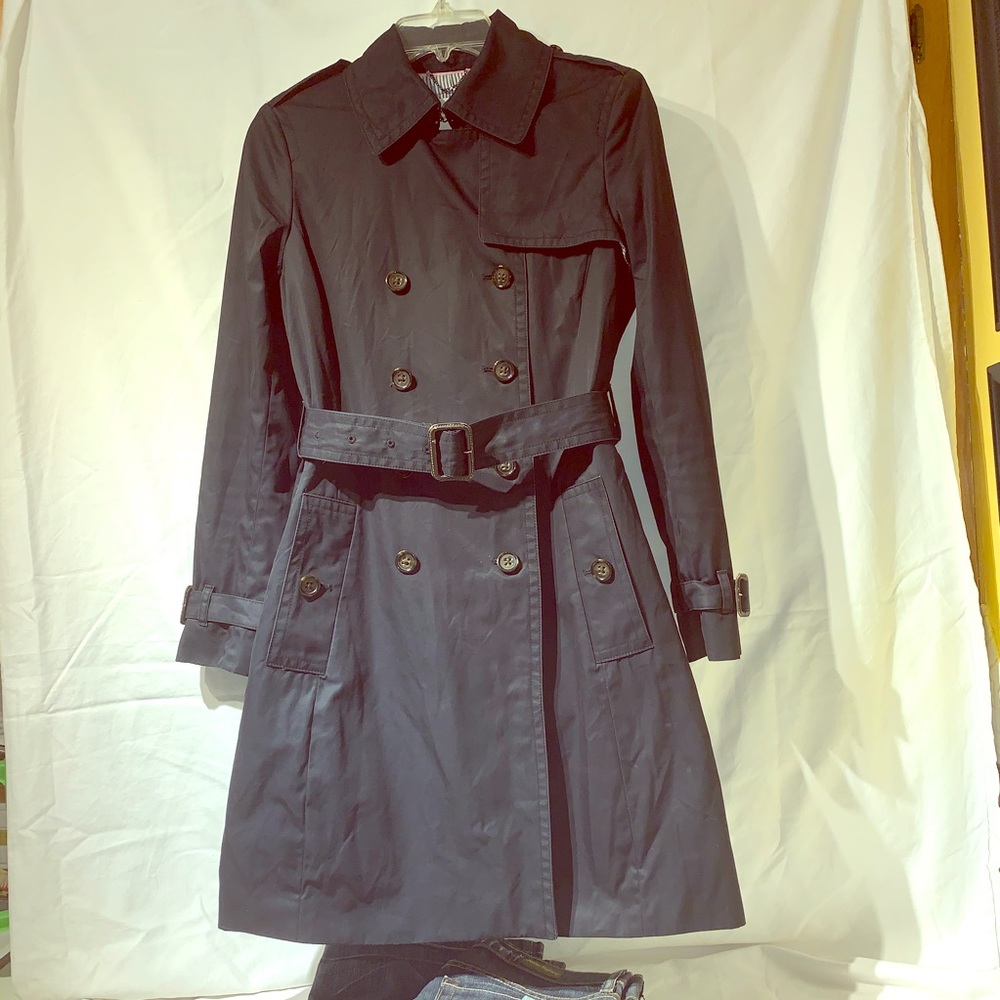 Banana Republic Vintage Navy Trench